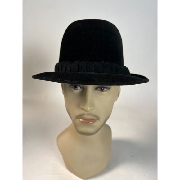 Vintage Borsalino Velour Fedora Hat Made In Italy - Picture 13 of 16